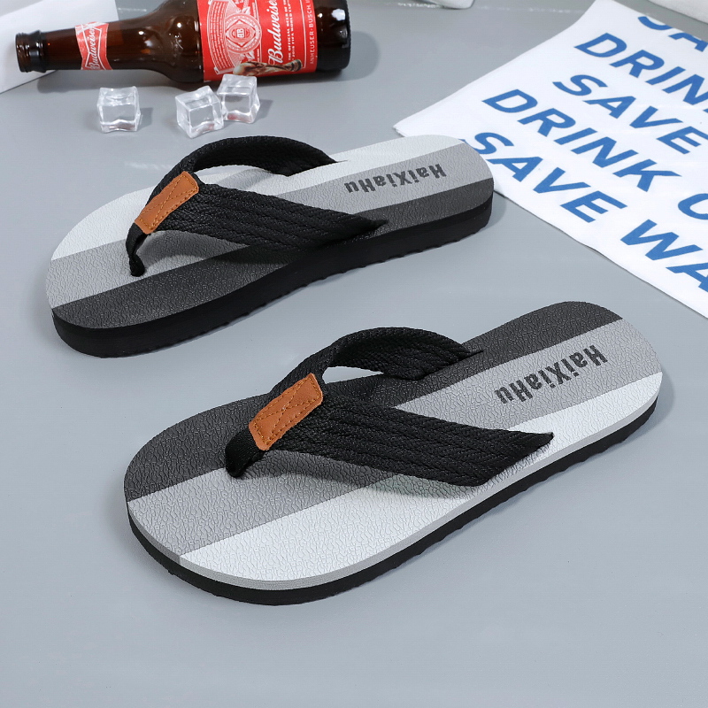 Fashion Summer Men Flip-flops Indoor Slippers Outdoor Beach Sandals Comfortable Men Casual Shoes Men Home Flip Flops Footwear