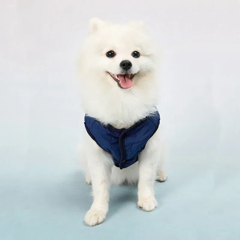 Puppy Dog Outfit Vest Winter Warm Pet Dog Coat Jacket Clothes for Small Dogs Windproof Padded Clothing Chihuahua Clothes Perros