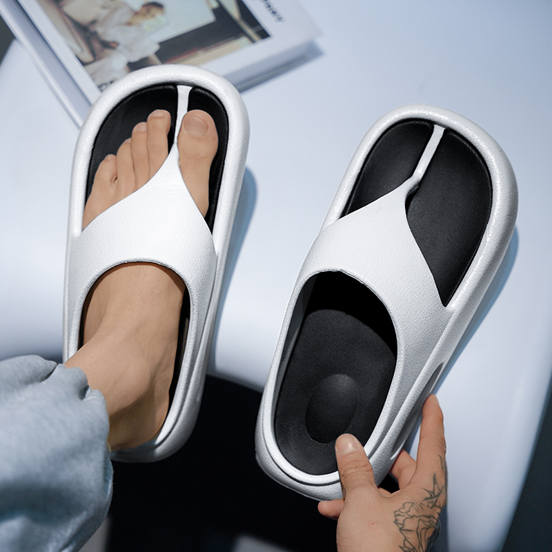 Brand Men Women Flip Flops Outdoor Indoor Slippers Comfortable Thick Sole Slides Mens Beach Sandals Non-slip Home Men's Slippers