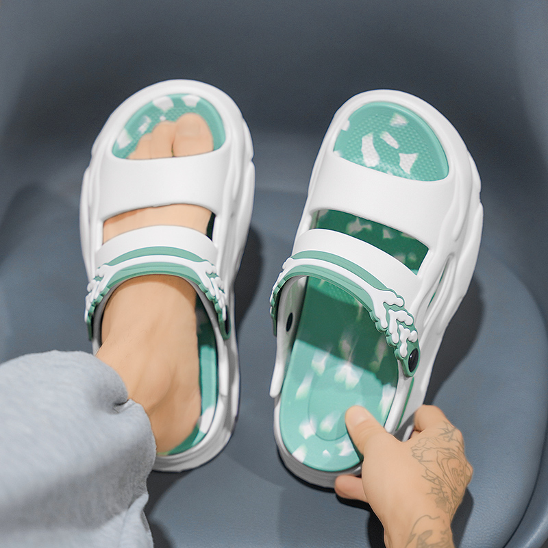 High Quality Men's Outdoor Sandals Slippers Beach Comfortable Slides Soft Clogs 2024 Men Casual Shoes Men Women Beach Sandals