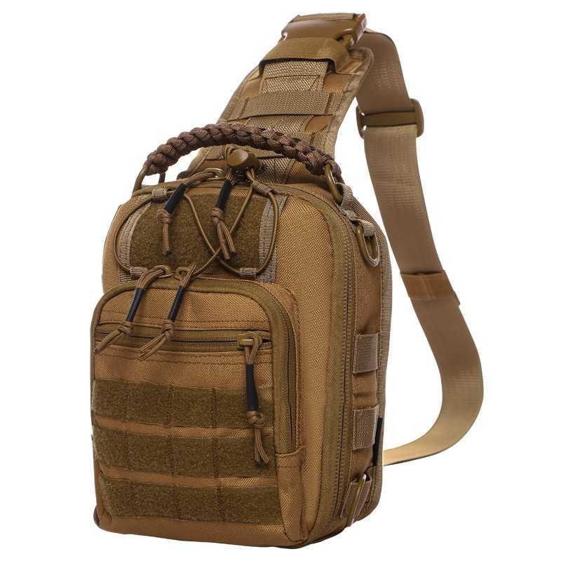 Outdoor sports multifunctional tactical chest Bag Messenger Bag men's women's single shoulder bag military fan tactical waterproof chest bag