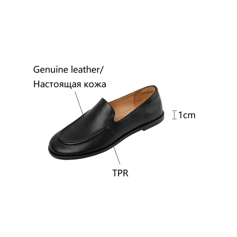 NEW Autumn Women Loafers Genuine Leather Shoes for Women Round Toe Low Heel Women Pumps Retro Soft Shoes Women сапоги женские