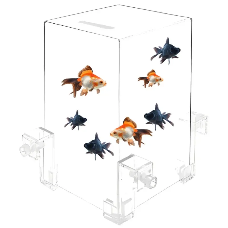 Aquariums Fish Elevator-Negative Pressure Suspended Fish Tank Transparent Ecological Landscaping Large Aquariums Decoration