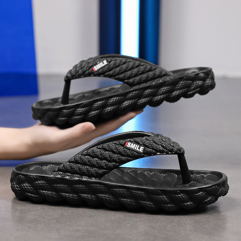 New Design Men's Slippers Flip Flops Indoor Outdoor Beach Sandals Soft Sole Slides Men Women Non-slip Home Slippers Flip Flops