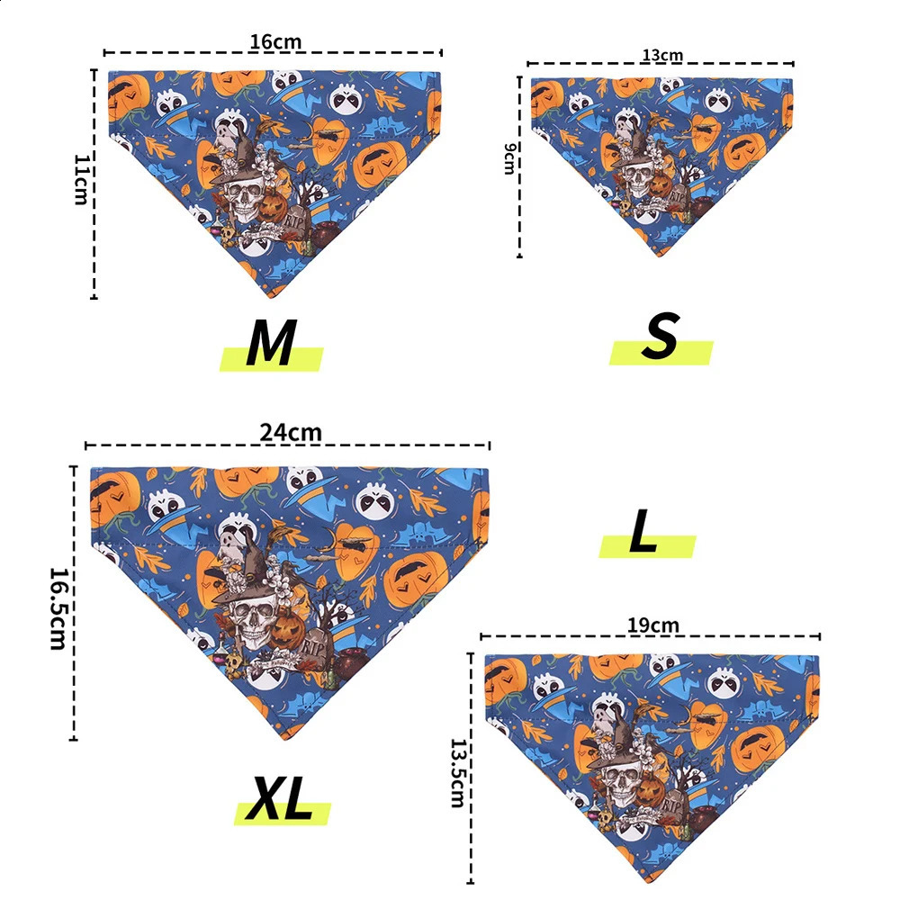 Halloween Christmas Dog Collar and Strap Set Fun Printed Pet Bandage for Small and Medium sized Dog Mascot Accessories 240914