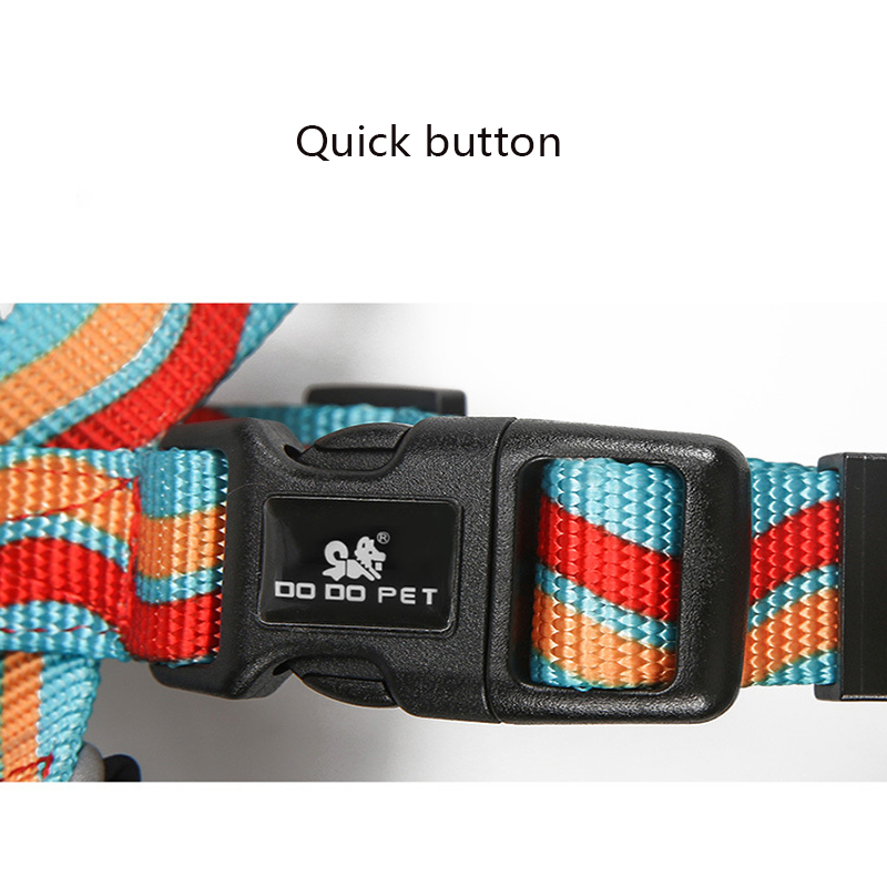 Vest-style Reflective Pet Harness Adjustable Dog Harness Comfortable and Breathable for Medium and Large Dogs Training Running