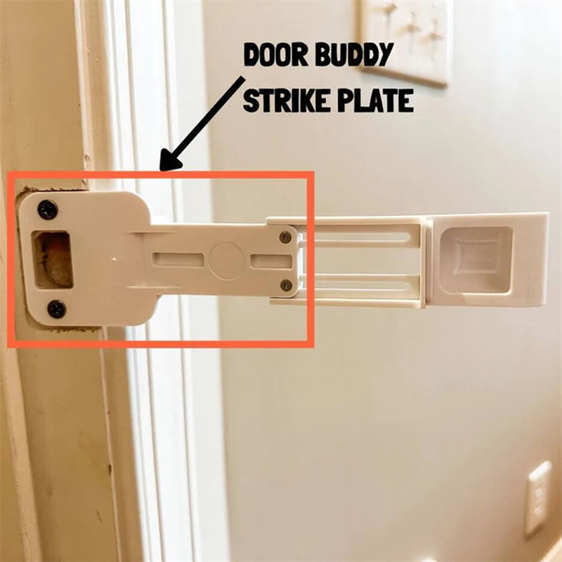 Plastic Retractable Shelf To Block Cat Latch Bracket To Keep Door Open Pet Portable Doorstop To Block Cat Users Fellow Props