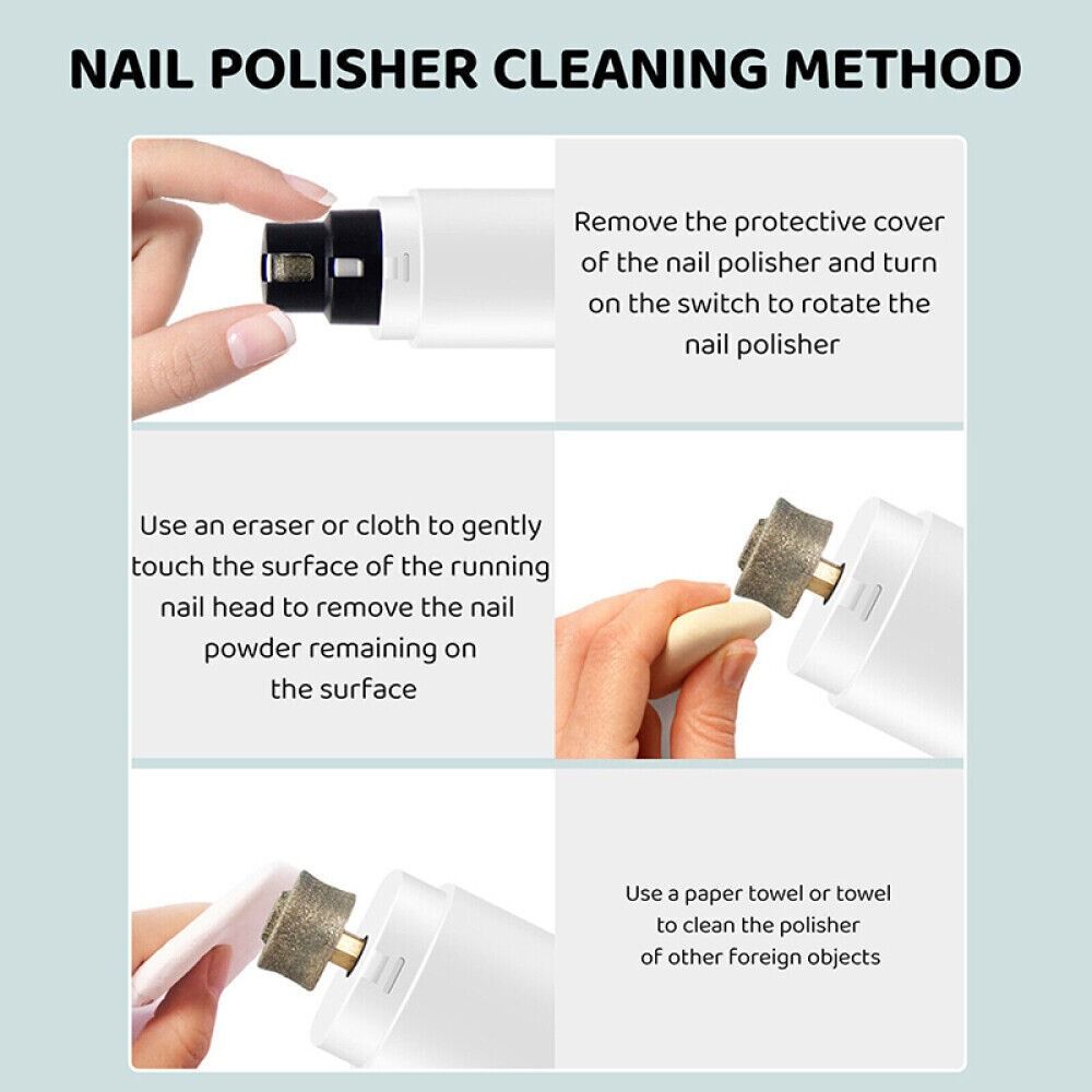 Portable Dog Cat USB Rechargeable Nail Grooming Paws Nail Cutter Pet Nail Grinder Trimmer Clipper