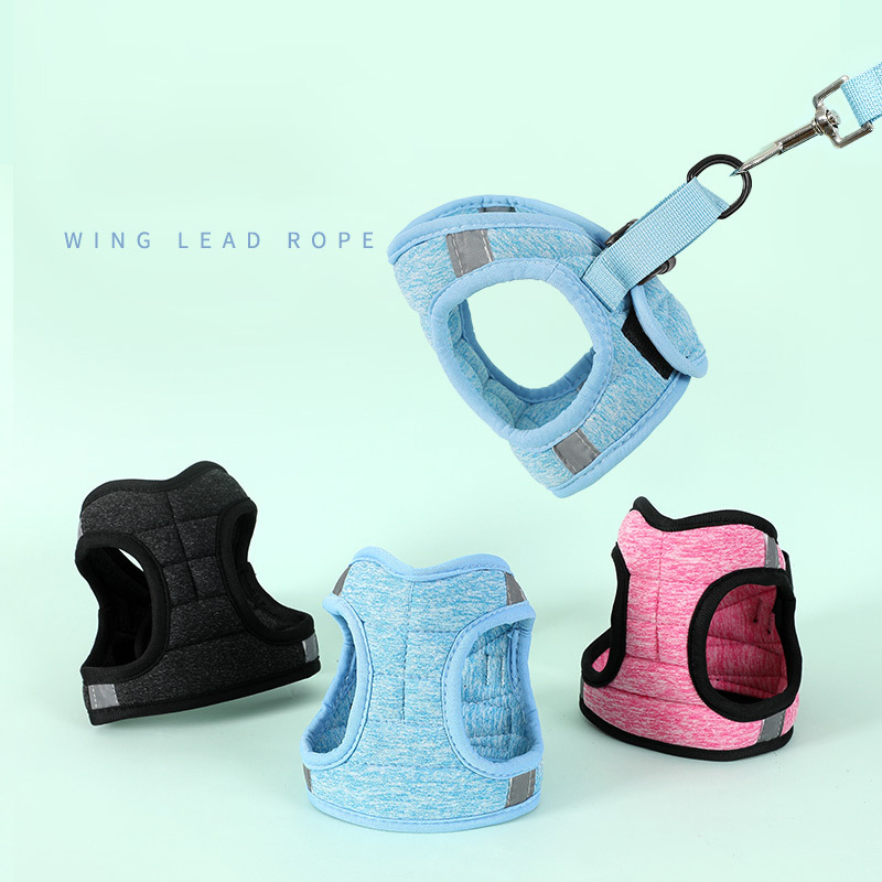 Cat Harness and Leashes Set To Prevent Break-out and Go Out,vest-type Cat Walking Rope,comfortable and Durable Kitten Harnesses