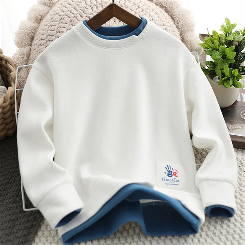 Boys hooded sweater cotton top jacket fashion spring and summer windproof childrens and teenagers clothing 240905
