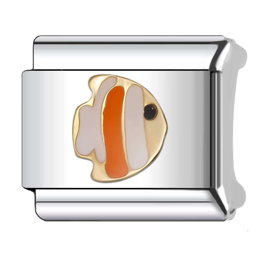 New Women's Gift Rabbit Horse Bead Italian Charms Links Bangle Beads Fit 9mm Stainless Steel Bracelet Making DIY For Women Fashion Jewelry