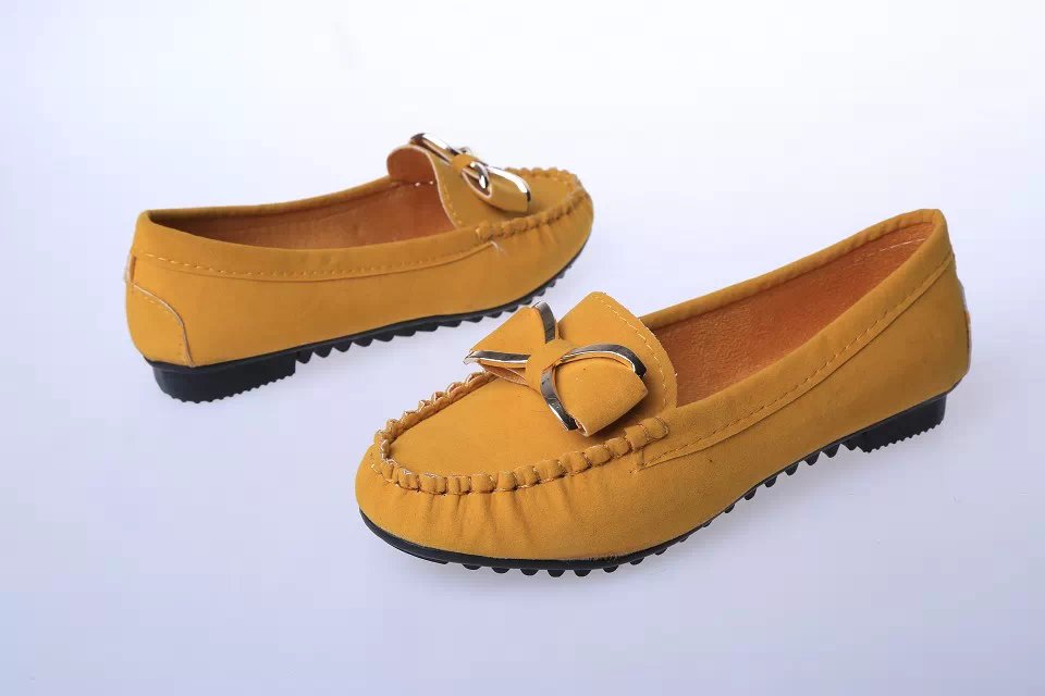 Women's Flat Fashion Casual Lofers Ladies Elegant Butterfly-Knot Comfortable Women Soft Classic Office Shoes 4e4e