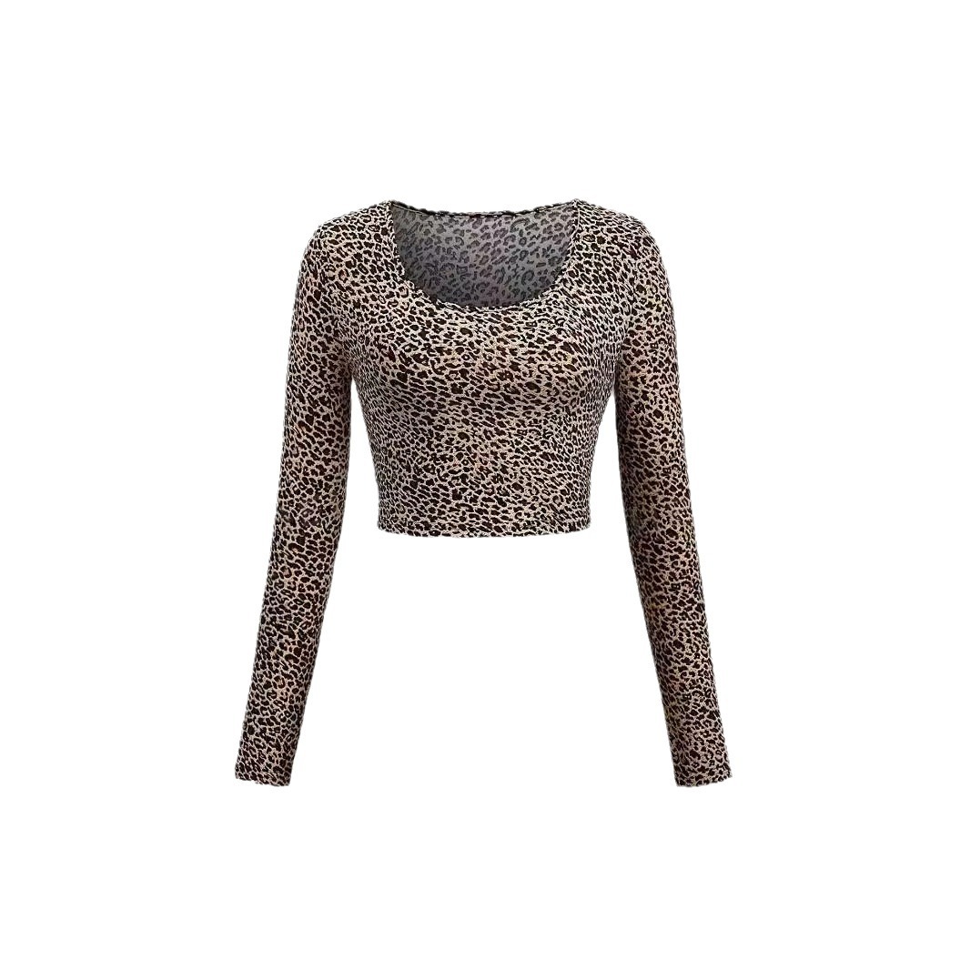 Women's T Shirts Elegant women's Casual long sleeved T-shirt versatile slim fit top