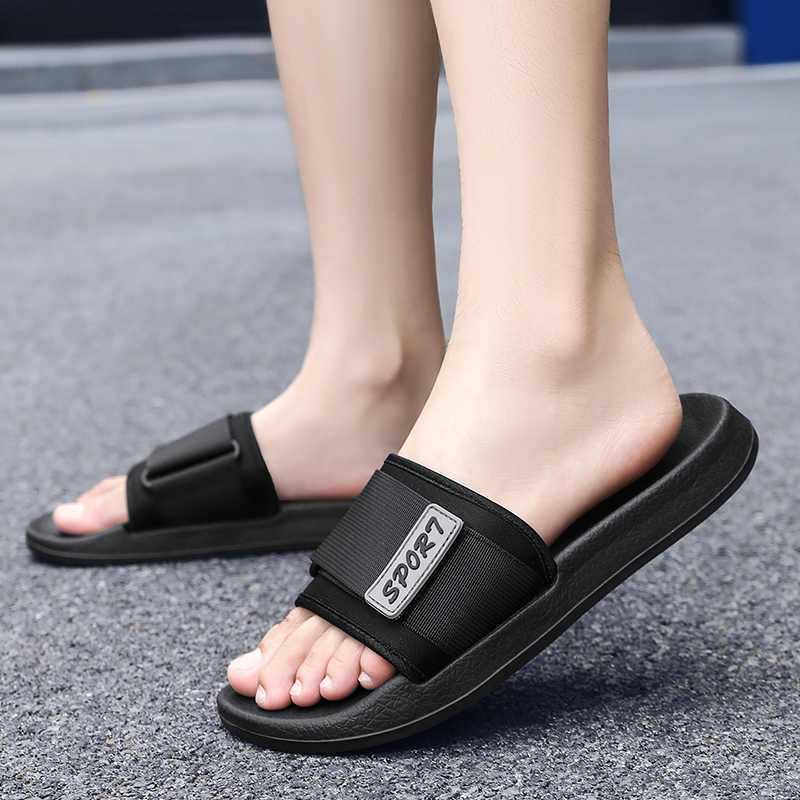 2024 Men Slippers Outdoor Beach Sandals Men Slides New Men Casual Shoes Flip-flops Home Slippers Beach Sandals Big Size 45 46 47