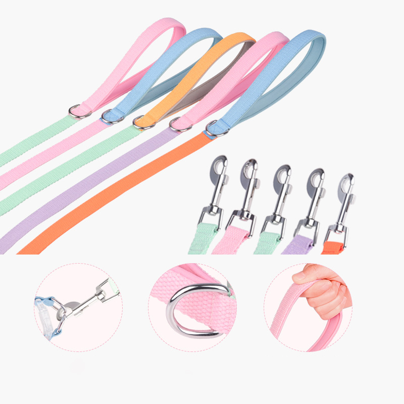 Dog Harness and Leash Set, Vest Style Dog Harness with Contrasting Color for Outdoor Travel & Training Medium & Small Dogs Cats