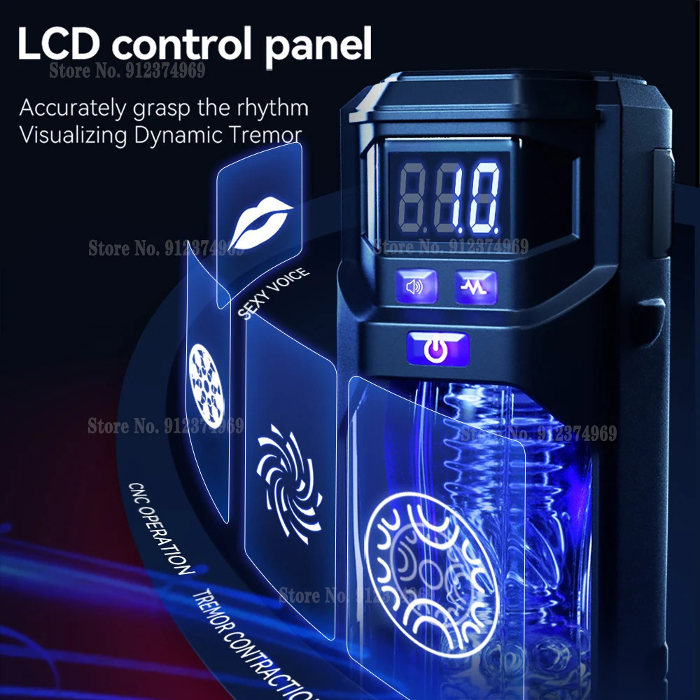 Male Masturbators Automatic Blowjob Penis Real Vagina Vibrator Oral Masturbation Cup Adult For Men Sex Machine Toys 240711