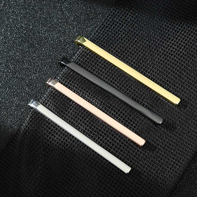 30MM*5.2CM Simple Fashion Tie Clips New Mens Wedding Accessories Daily Business Banquet OL Style Suit Clip Men Jewelry GiftX240914