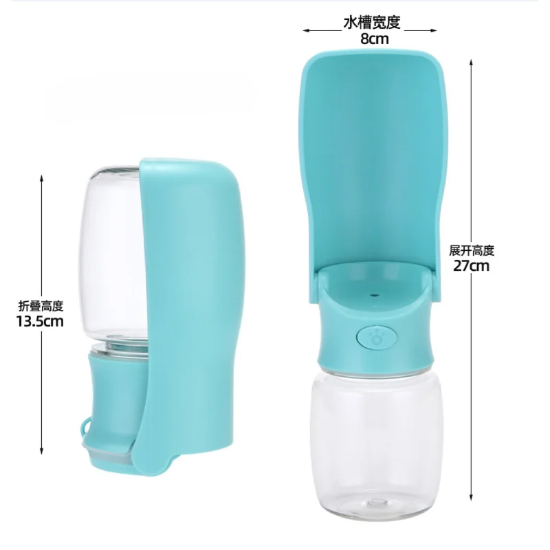 free shipping - Foldable Dog Dispenser Outdoor Walking, Portable Pet Water Bottle for Travel, Leak Proof,BPA Free