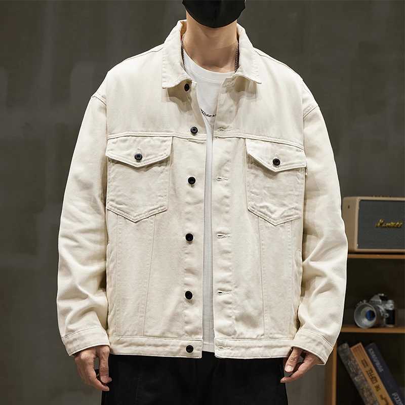 2024 autumn mens clothing workwear jacket mens fashion street retro classic Japanese style fully matched casual denim jacket W24091411