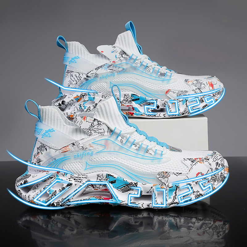 Marathon Shoes Men Casual Sneakers Blade Luxury Chunky Shoes Lightweight Comfortable Trainers Sneakers Tennis Male Footwear