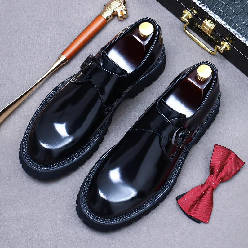 Men‘s Casual Shoes Comfortable Career Oxfords for Business Leisure Footwear High Genuine Leather Flat Pattern Classic Original