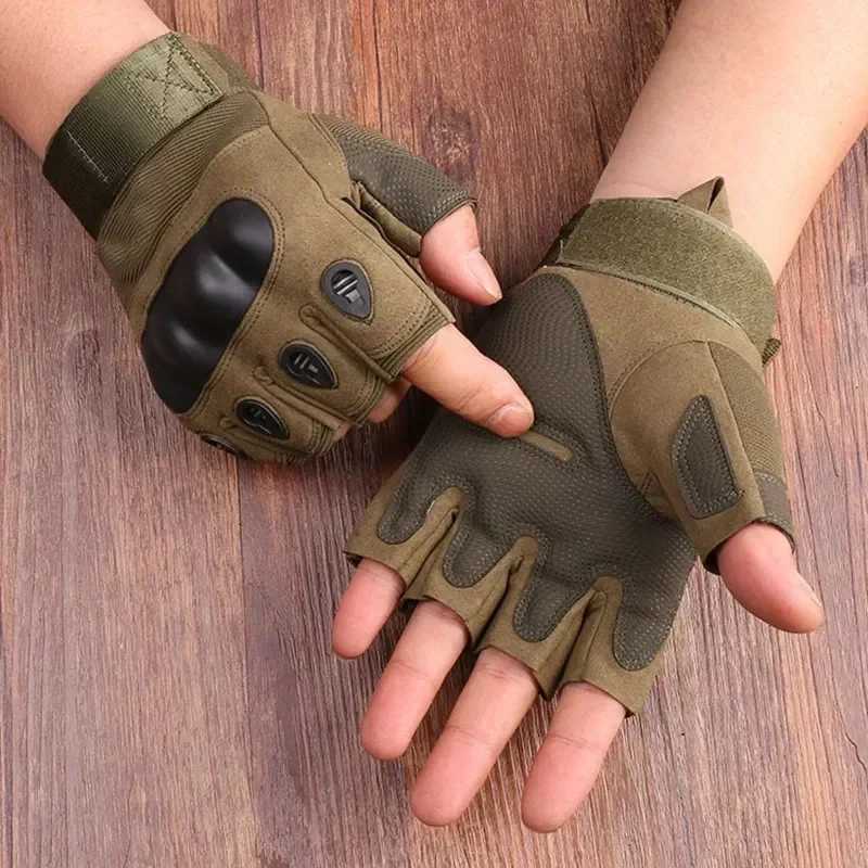 Non-slip Cycling Gloves Men Tactical Knuckle Protection Sports Full Finger Motorcycle Bike Gloves Women Bicycle Guantes Moto Y240914