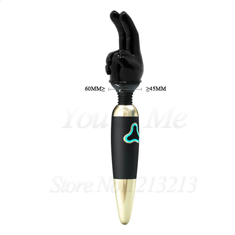 Baile G-Spot Clitoris Stimulator AV Rod Massager Cap Accessories Magic Wand AV Head Finger Vibrator Attachment Sex Toy For Women 240914
