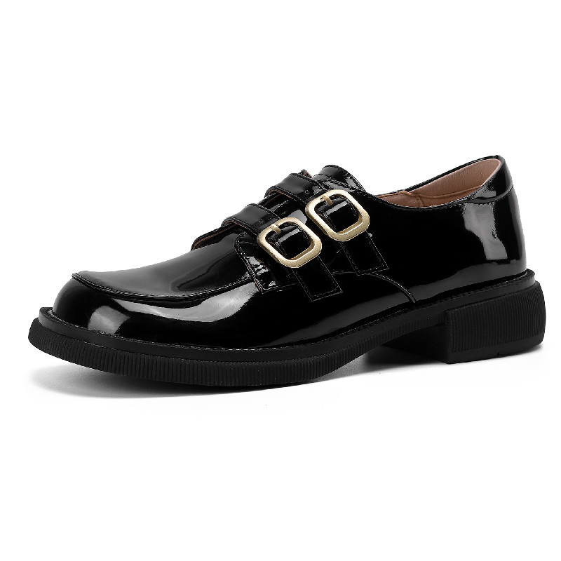 Woman Classic Black Beige New Low Heels Casual Comfortable Oxfords Shoes For Women Loafers Brand Footwear 2023 Spring 1c0e