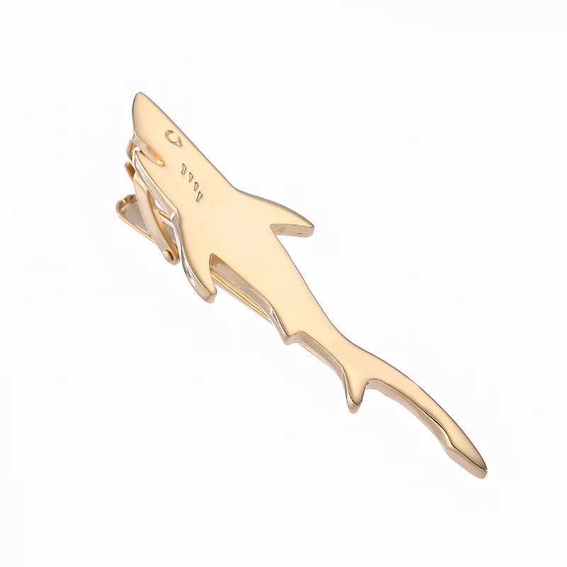 High quality shark tie clip brand new mens shirt wedding tie accessory clip the best choice for gift givingX240914