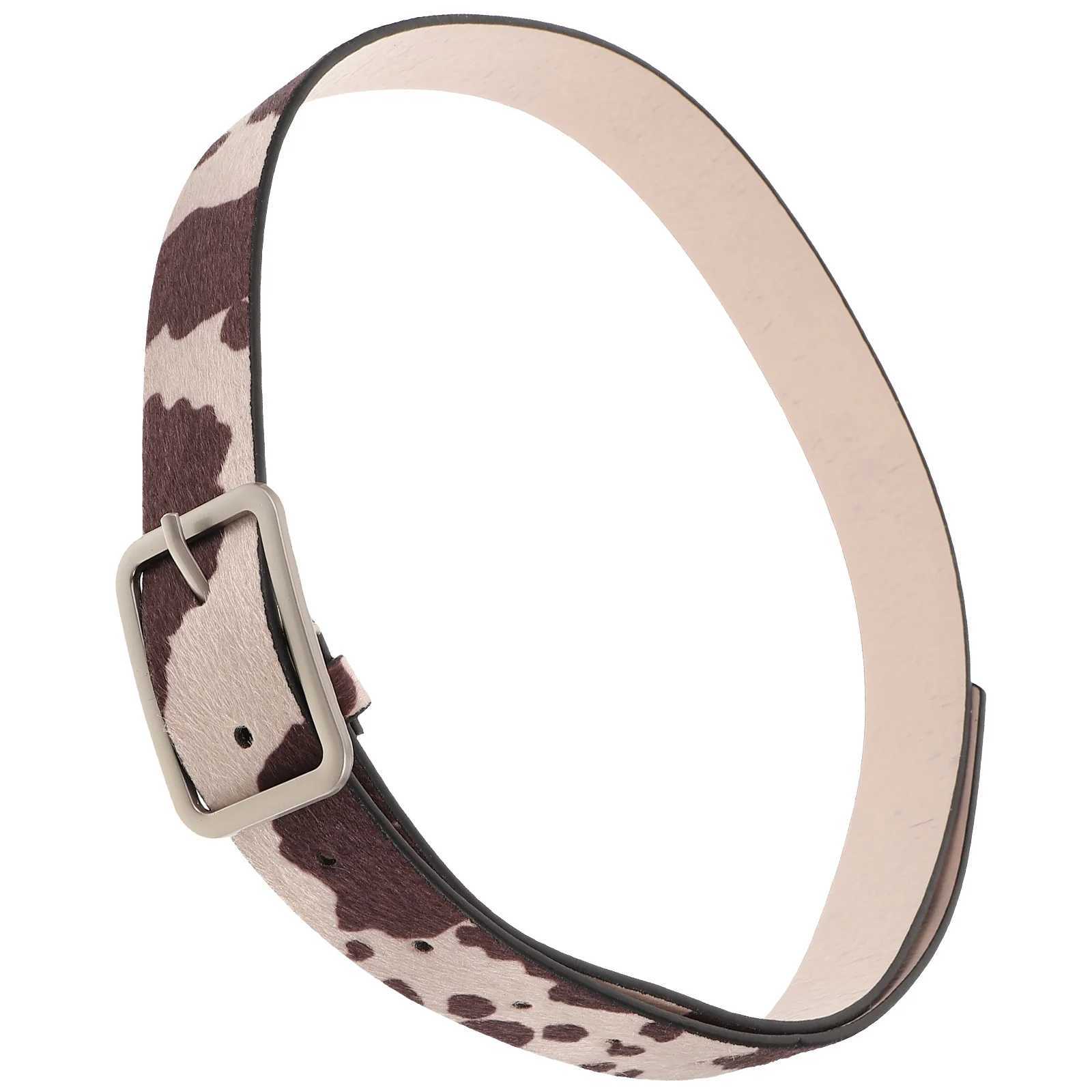 Cow Pu Belt Cowgirl Belts for Women Jeans Womens Print Accessories Pants Western WomanX240914