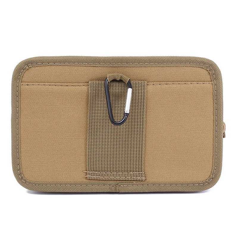 Mens waist bag Bum bag outdoor waterproof tactical military sports hunting belt Molle nylon phone bag travel tool Z250407