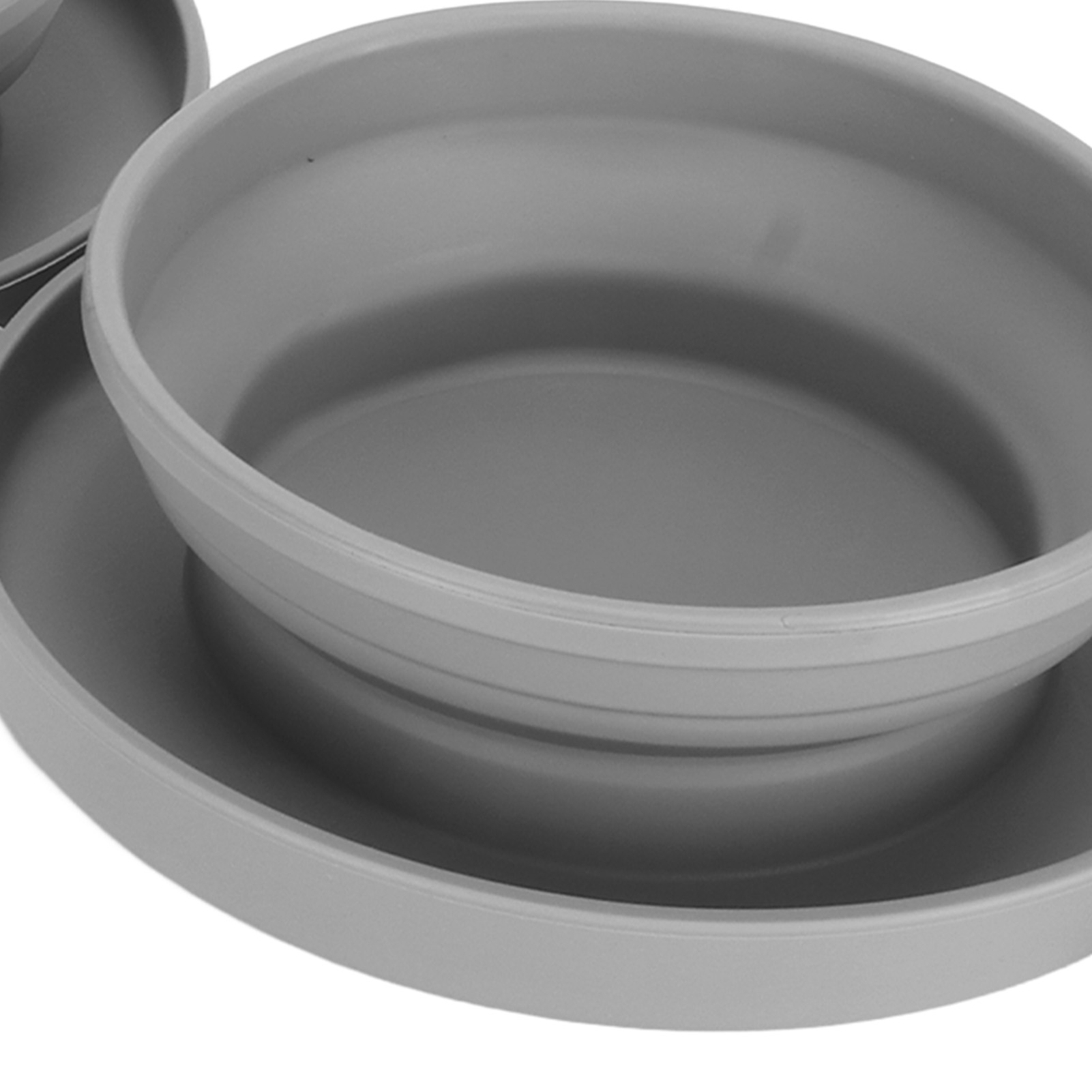 Collapsible Dog Bowls BPA Free Food Grade Silicone 2 In 1 Expandable Pet Food Water Bowl For Travel