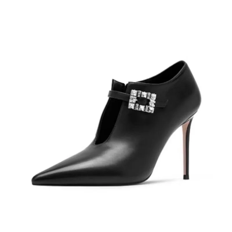 2025 new American European Black Women High-heeled Bridal Wedding Dress Banquet Fashion Party Sexy Single Shoes Size 35-45 467c