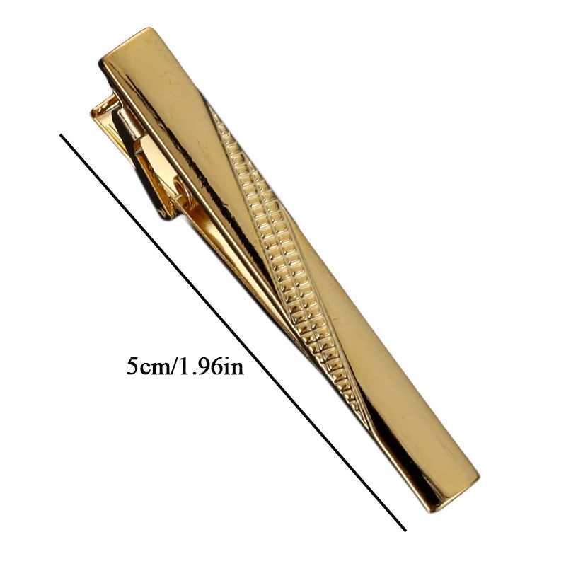 Men Jewelry Pin Clasp Necktie Clip Fashion New Hot-selling Metal Gold Tie Clip Business Formal Wear Groom Wedding DecorationX240914