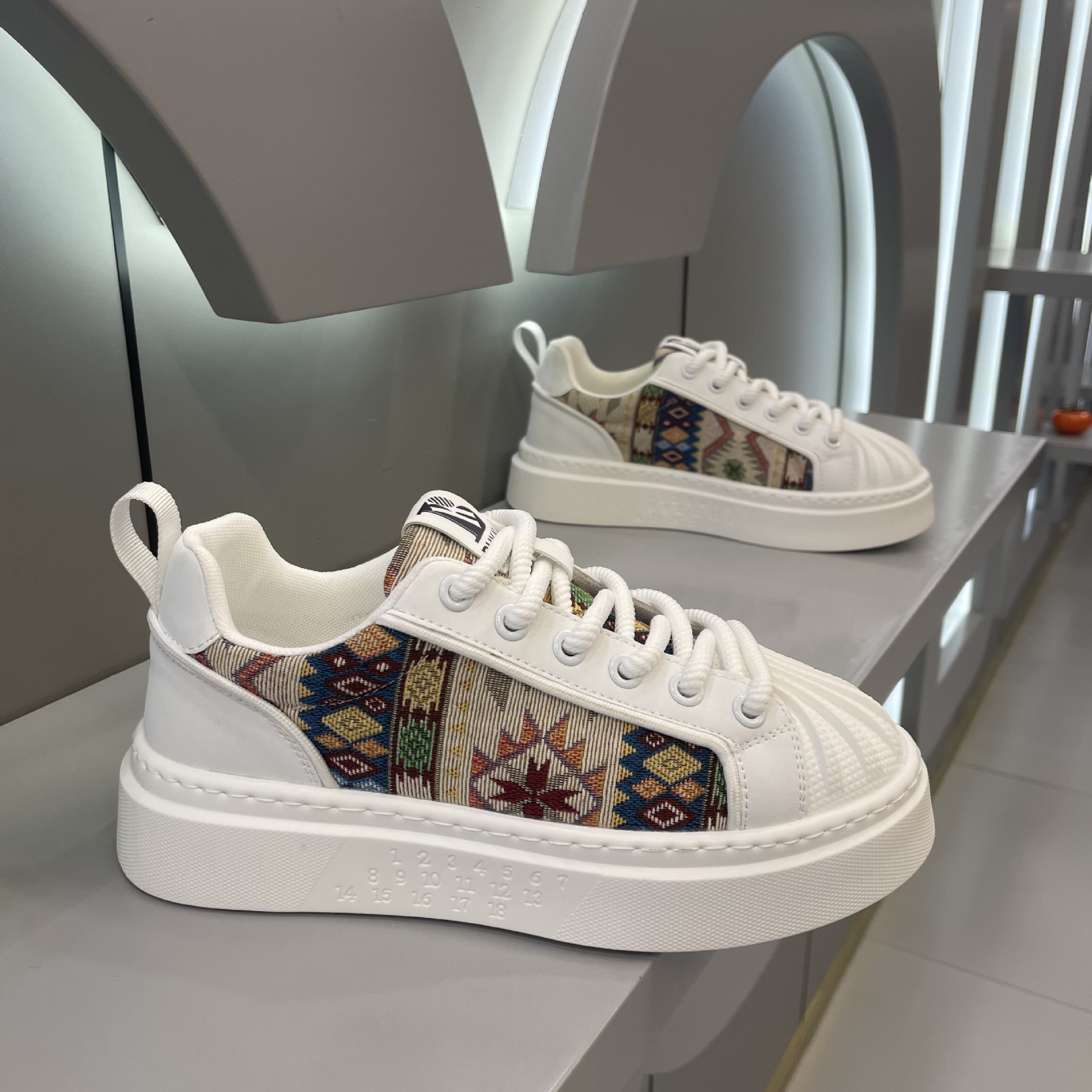 Ddmybear Men's 2024 Breathable New Shell Head Fashion Casual Youth Comfortable Trendy Brand Shoes Chinese Brand Shoes F914-149