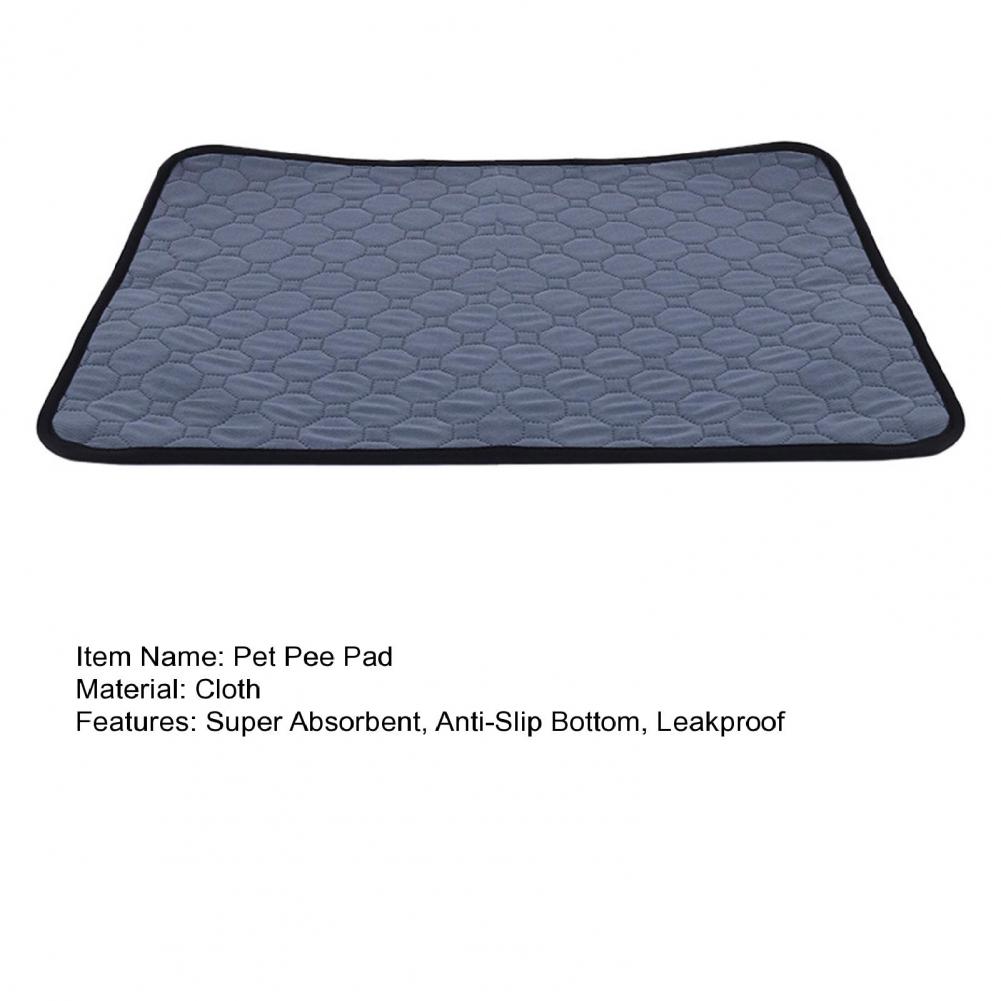 Pet Pee Pad Machine Washable Water Absorbent Anti-slip Leakproof Reusable Dog Puppy Potty Training Whelping Mat Pet Supplies - view 6