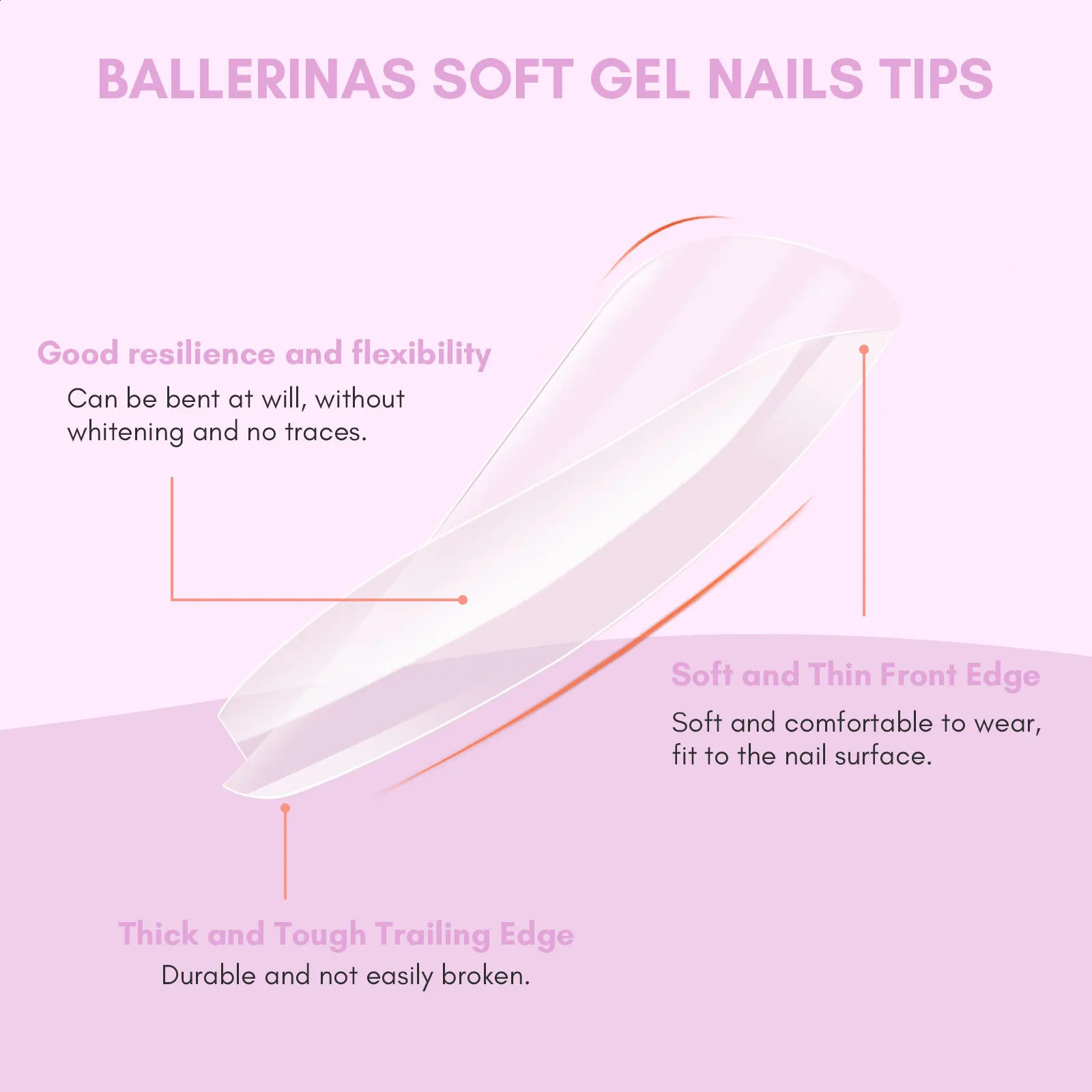 SAVILAND 500pcs Short False Nail Tips with Fast Dry Nail Glue False Nail Tips Gel Polish For Press On Nails Home Nail Art DIY 240914