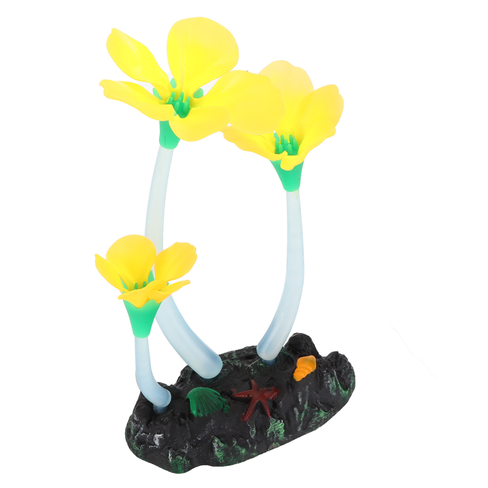 Lifelike Silicone Artificial Aquarium Plants, Colorful Glowing Coral, Fish Tank Decorations