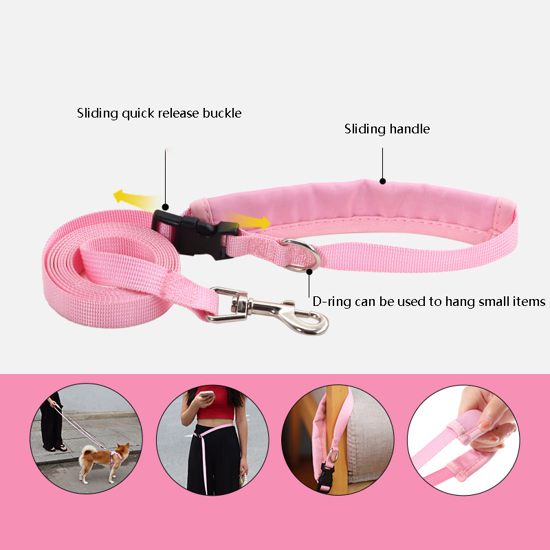 Dog Harness and Leash Set Vest Style Leather Pet Harness with 180cm Leashes Adjustable Pet Harness for Dog Training and Running