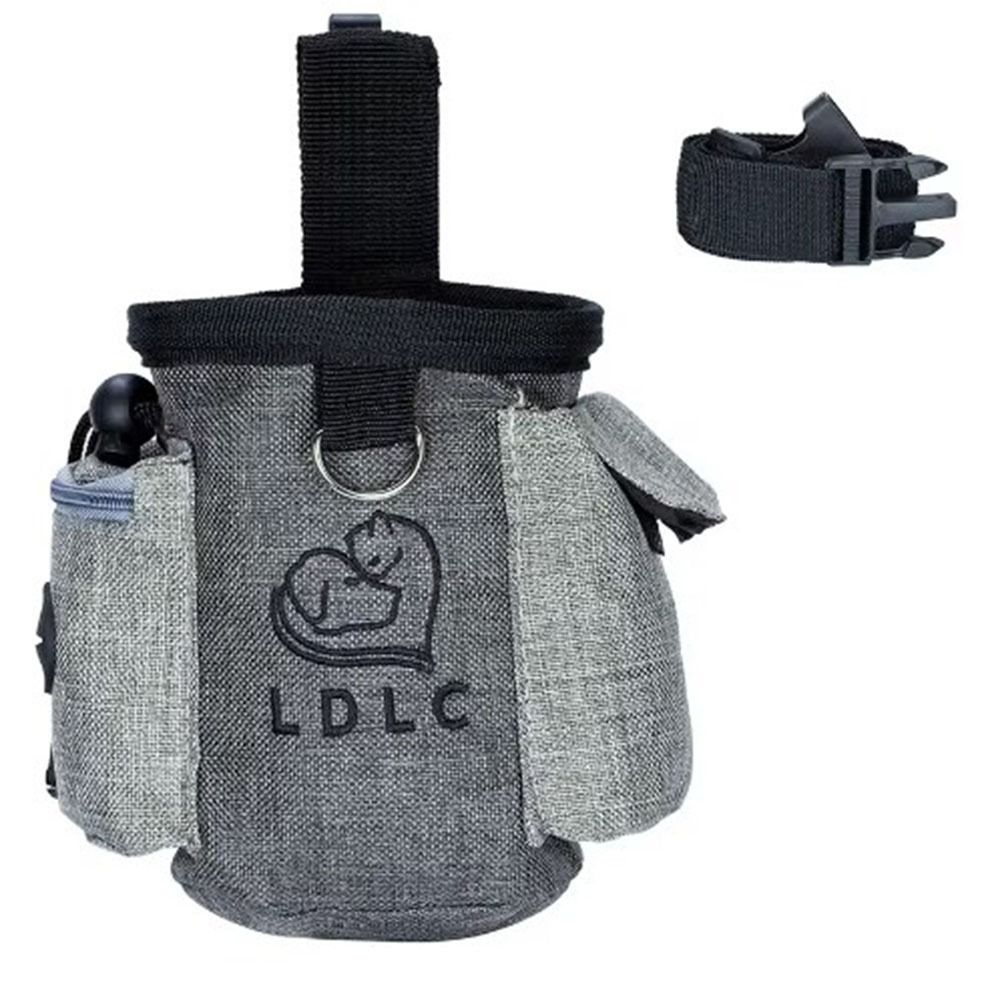 Large Capacity Dog Treat Bag Multi-functional Feeding Pack Dog Feeding Pouch Can Carry Solid Color Pet Trainer Waist Bag