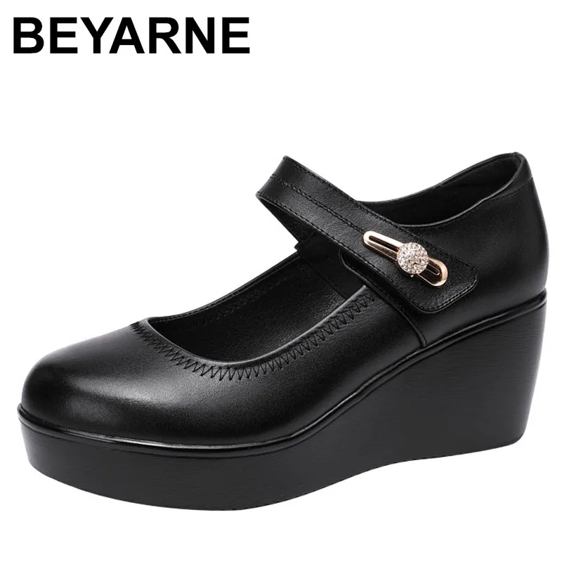 6cm Small Size 32-43 Med Block Heels Shoes Platform Pumps 2024 Fall Bright Leather Tassel Loafers Women for Office Mom Daily