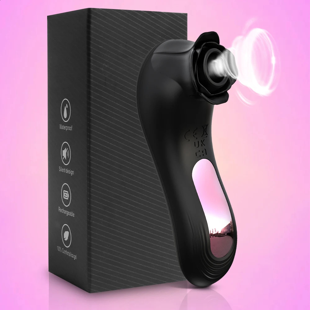 Vacuum Sucking Rose Vibrator For Women Nipples Clitoris Stimulator Clit Sucker Massager Mini Sex Toys Goods Female Masturbation 240914