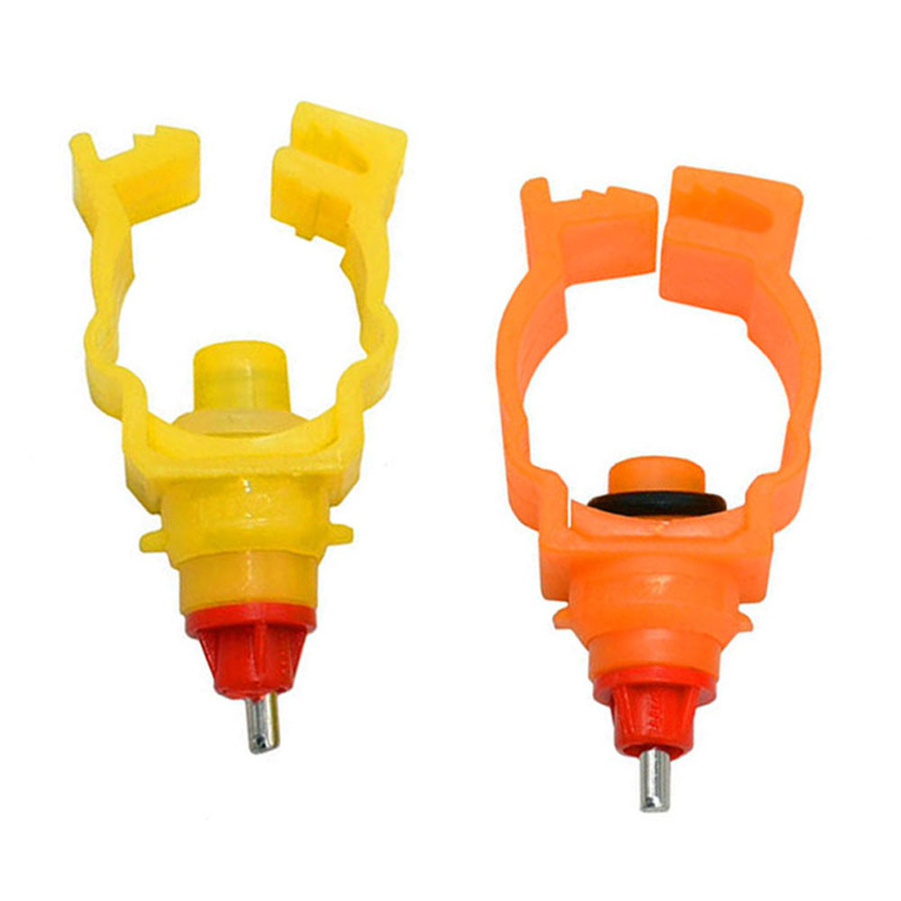 10Pcs 20MM 25MM Chicken Nipple Drinking Feeder Automatic Poultry Spring Water Nipples for Chicken Duck Hen Drinker Water Feeder
