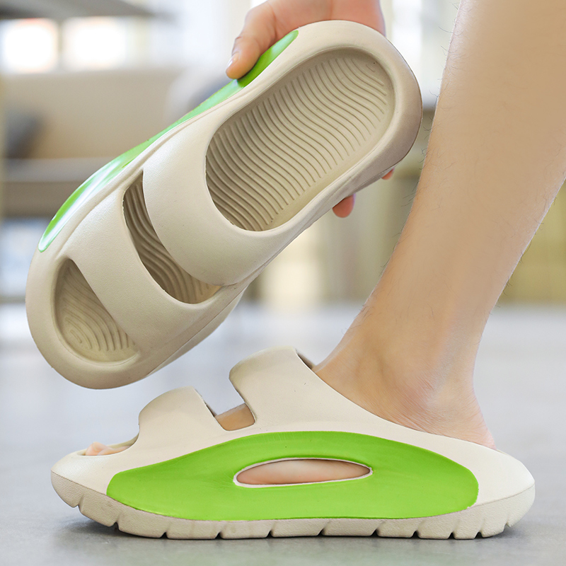 Fashion Men Slippers Slides Indoor Outdoor Sandals Beach Soft Sole Slippers Casual Shoes Men Couple Home Comfortable Slippers