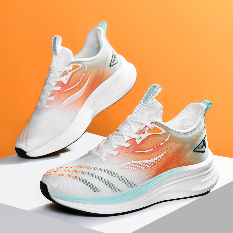 Carbon Plate Marathon Air Cushion Sports Running Shoes Men Breathable Lightweight Comfortable Athletic Casual Sneakers Footwear