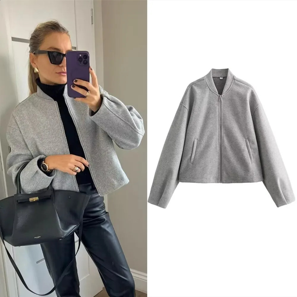 Ladies Autumn Winter Jacket Women Wear Fashion Casual Loose Versatile Stand up Collar Outerwaer Soft Short Coat Female 240910