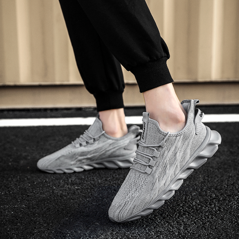 Fujeak Casual Lightweight Flats Plus Size Mesh Sneakers Unisex Footwear Breathable Women Shoes Non-slip Minimalism Running Shoes