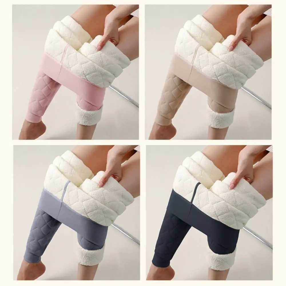 Fashion Wool Women Leggings Autumn Winter Thickened Underpants Slim Fit Warm Long PantsX240914