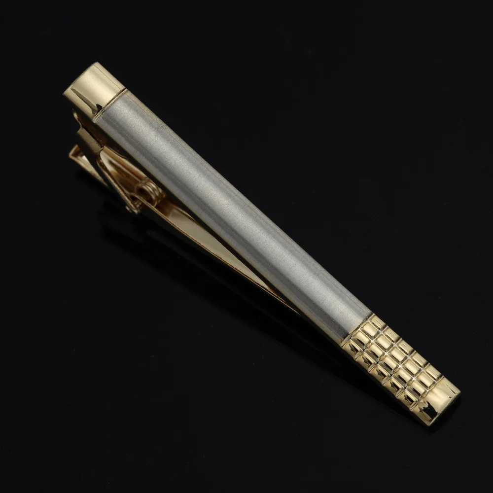 Metal Gold/Silver Plated Tie Clips For Men Personalised Necktie Bar Wedding Tie Pin Party Jewelry Accessories Man Souvenir GiftX240914