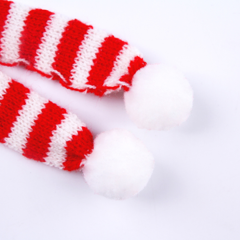 Pet Christmas Scarf,hamster Bird Scarf,chinchilla Christmas Scarf,woolen Ornaments with Round Fur Ball,small Pet Funny Headdress